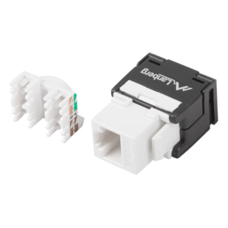 CONECTOR KEYSTONE LANBERG CAT6 UTP RJ45 180º TOOLLESS